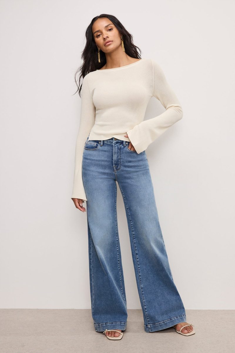 GOOD WAIST PALAZZO COMPRESSION JEANS