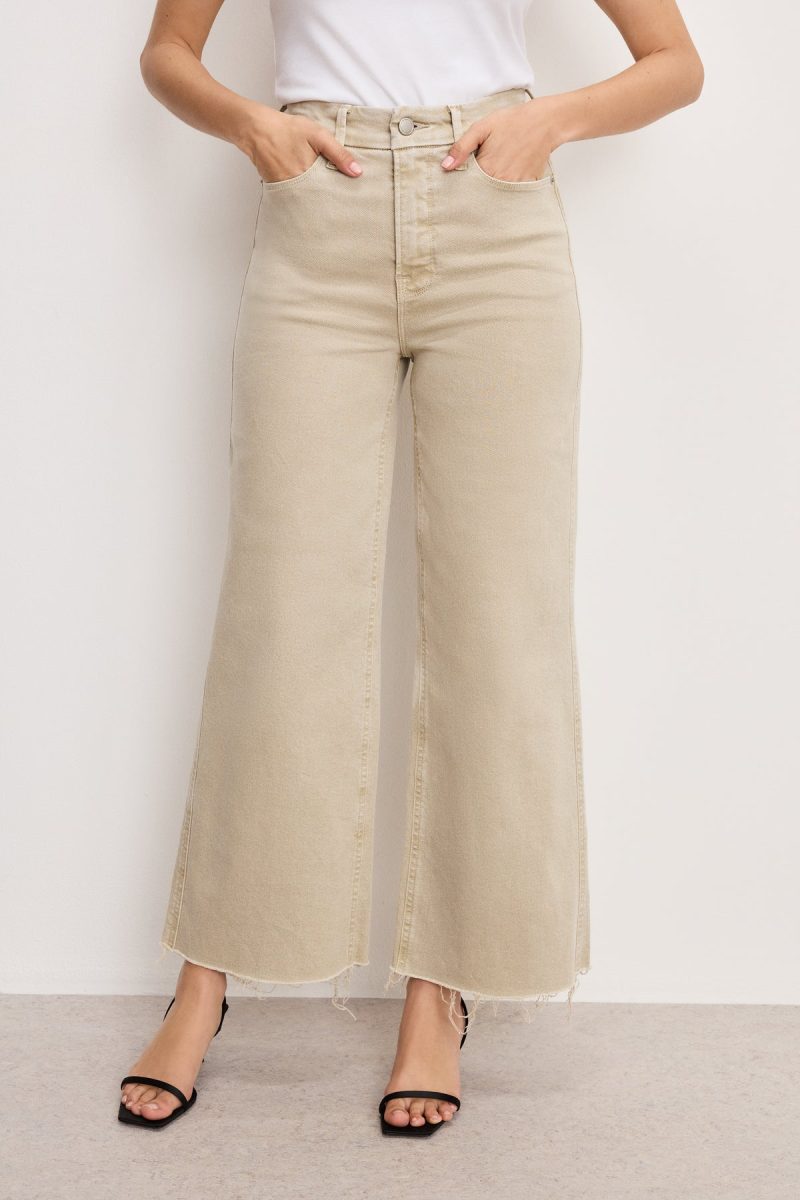 GOOD SKATE WIDE CROPPED JEANS