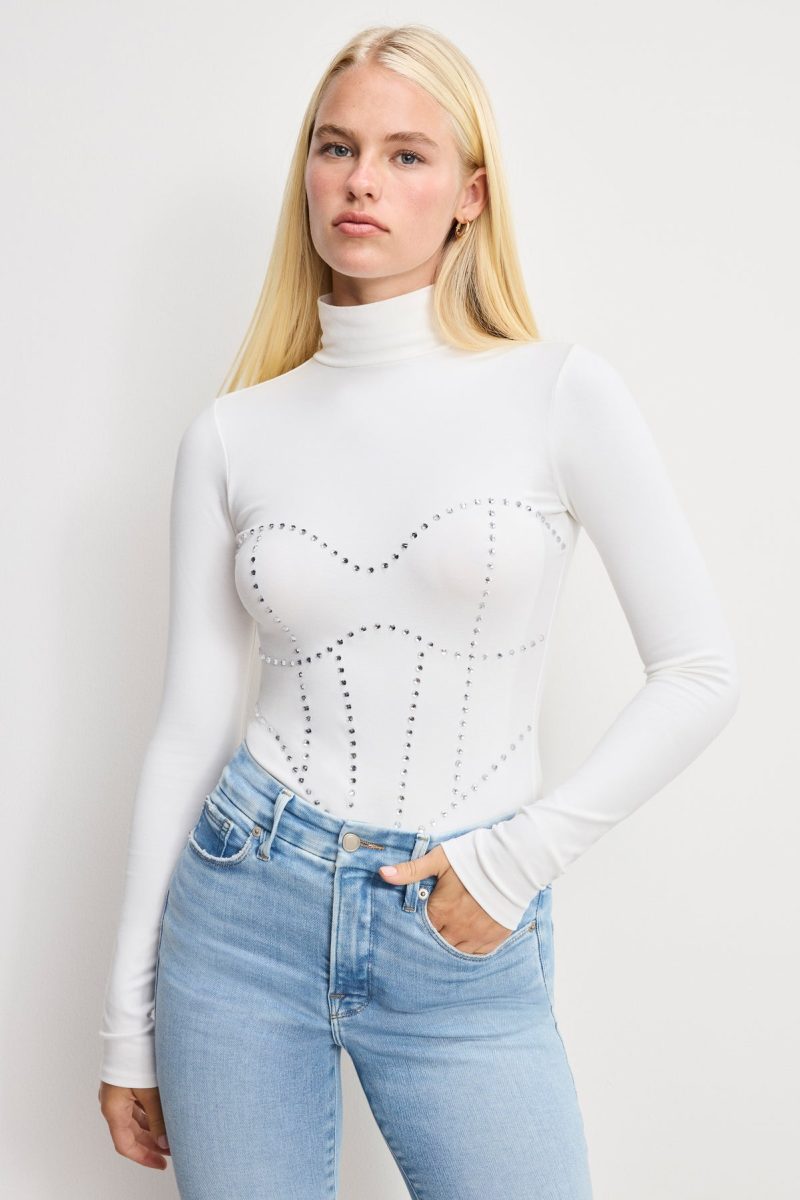 DOLLY CRYSTAL CORSET BODYSUIT