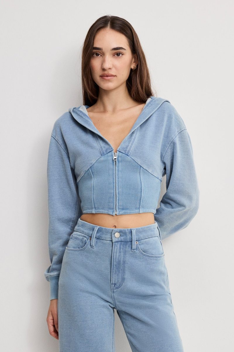 JEANIUS ZIP UP HOODIE