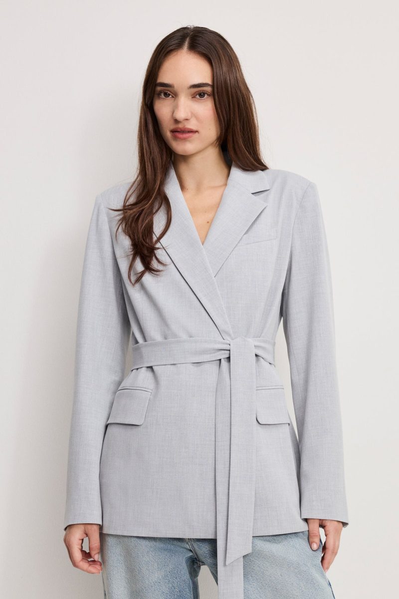 ESSENTIAL SUITING BELTED BLAZER