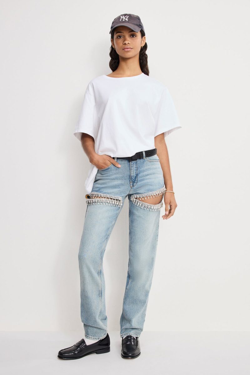 GOOD ICON STRAIGHT DIAMOND JEANS