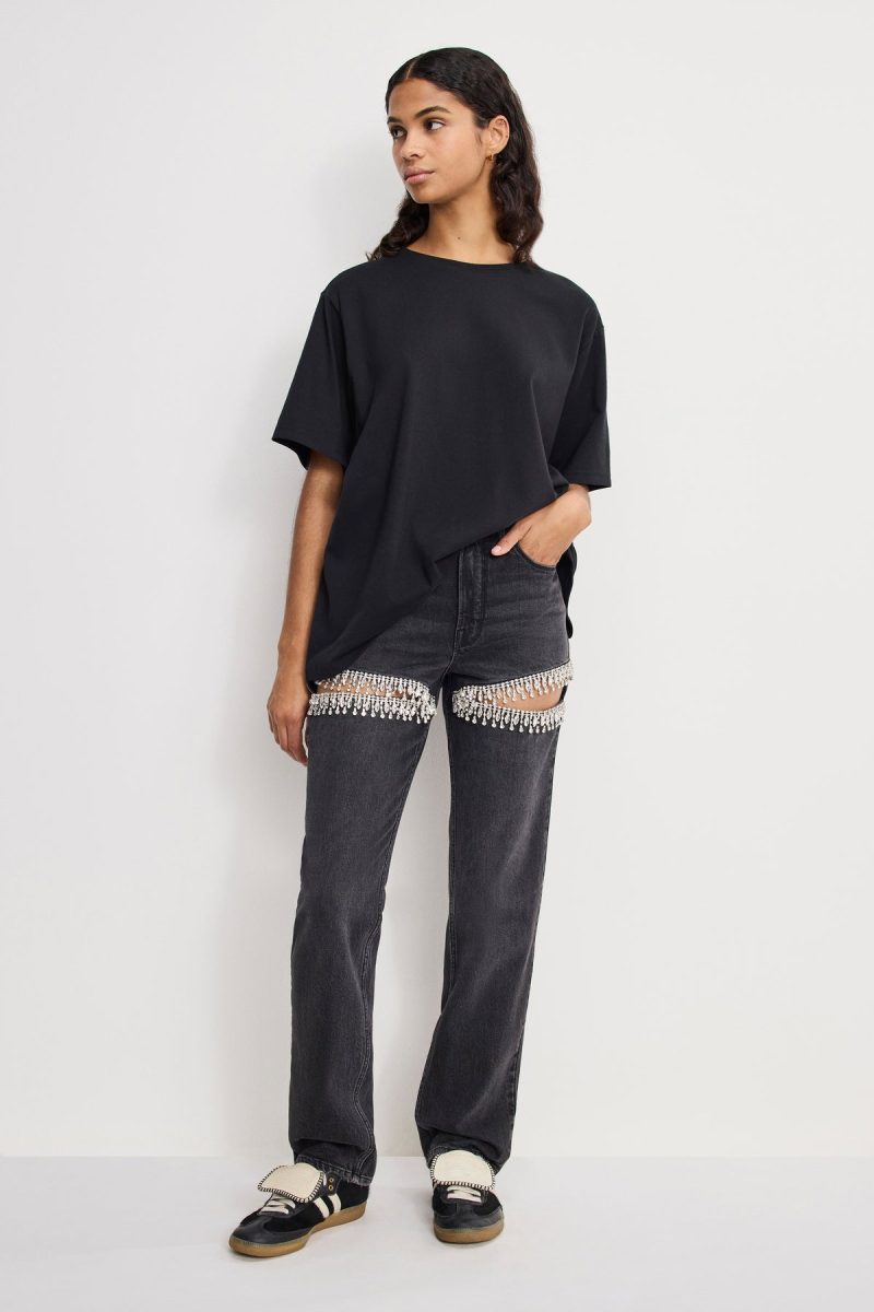 GOOD ICON STRAIGHT DIAMOND JEANS