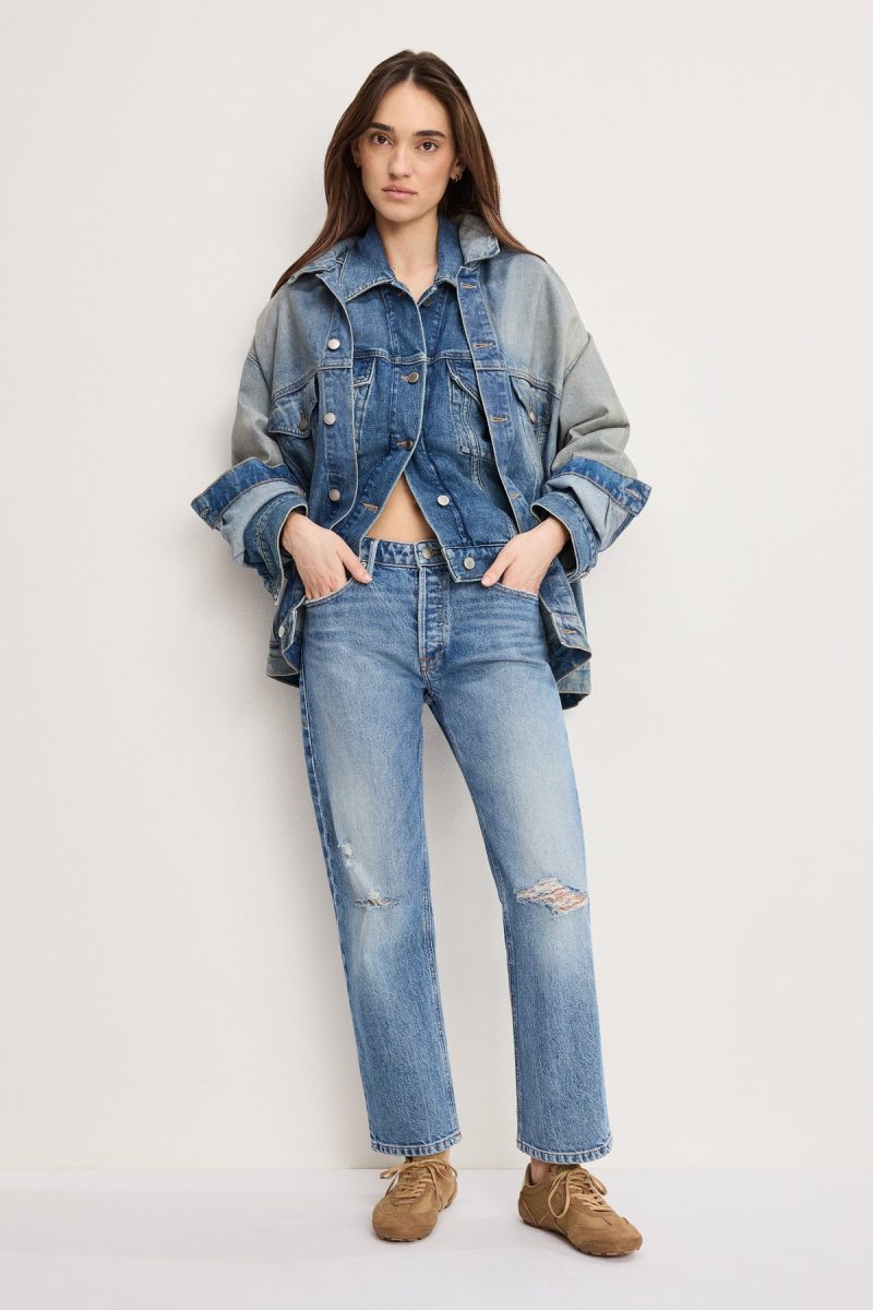 VINTAGE STRAIGHT ANKLE JEANS