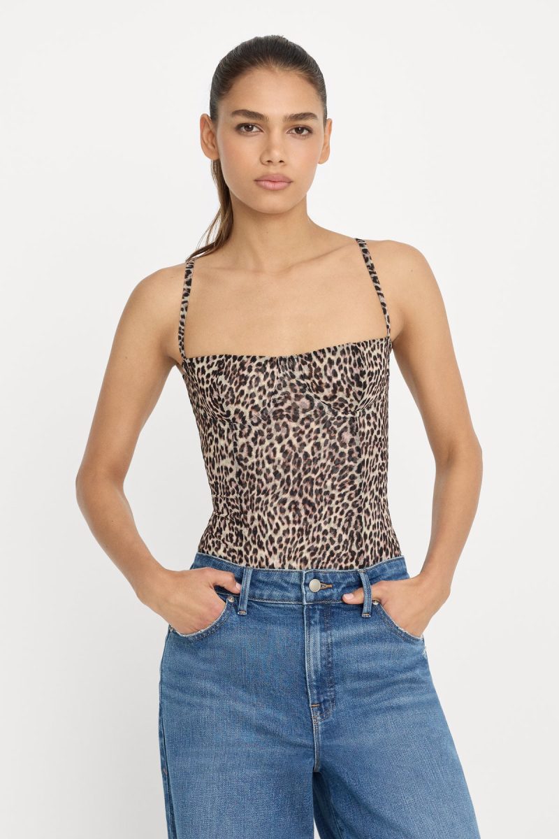 MESH BUSTIER BODYSUIT