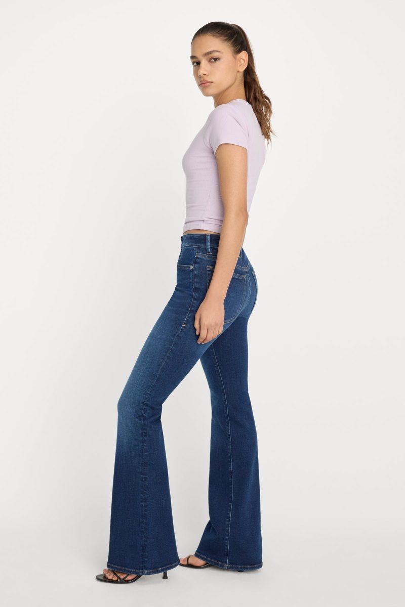 COMPRESSION GOOD LEGS FLARE JEANS