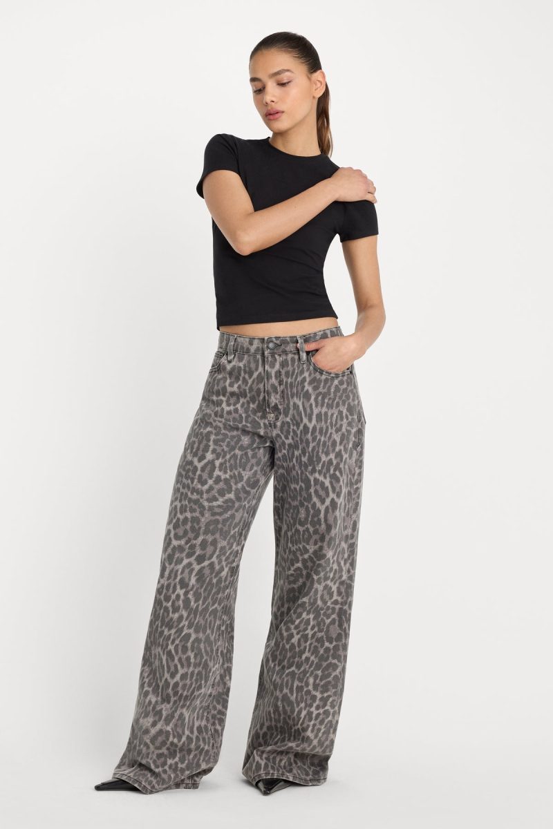 GOOD EASE LEOPARD JEANS