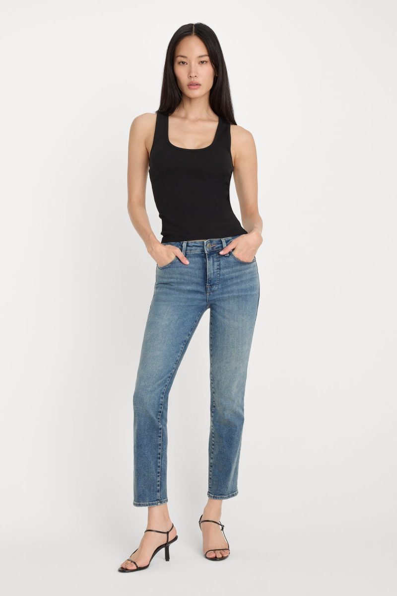 COMPRESSION GOOD LEGS STRAIGHT JEANS