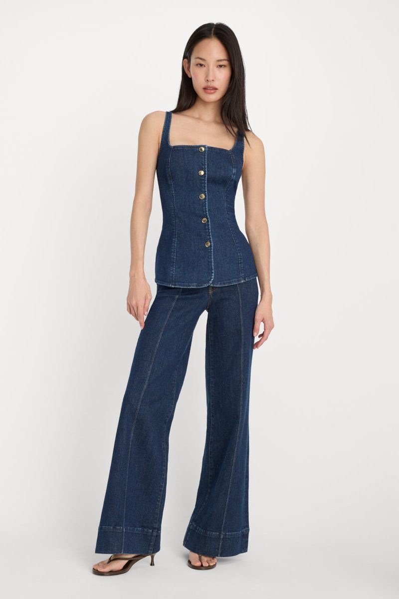 GOOD WAIST PALAZZO JEANS
