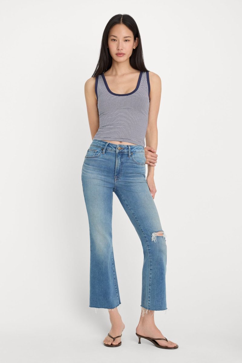 SOFT TECH GOOD LEGS CROP MINI BOOT JEANS
