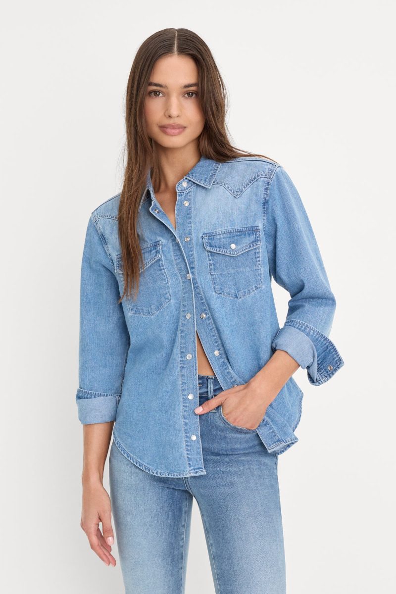 DOLLY SLIM FIT DENIM SHIRT