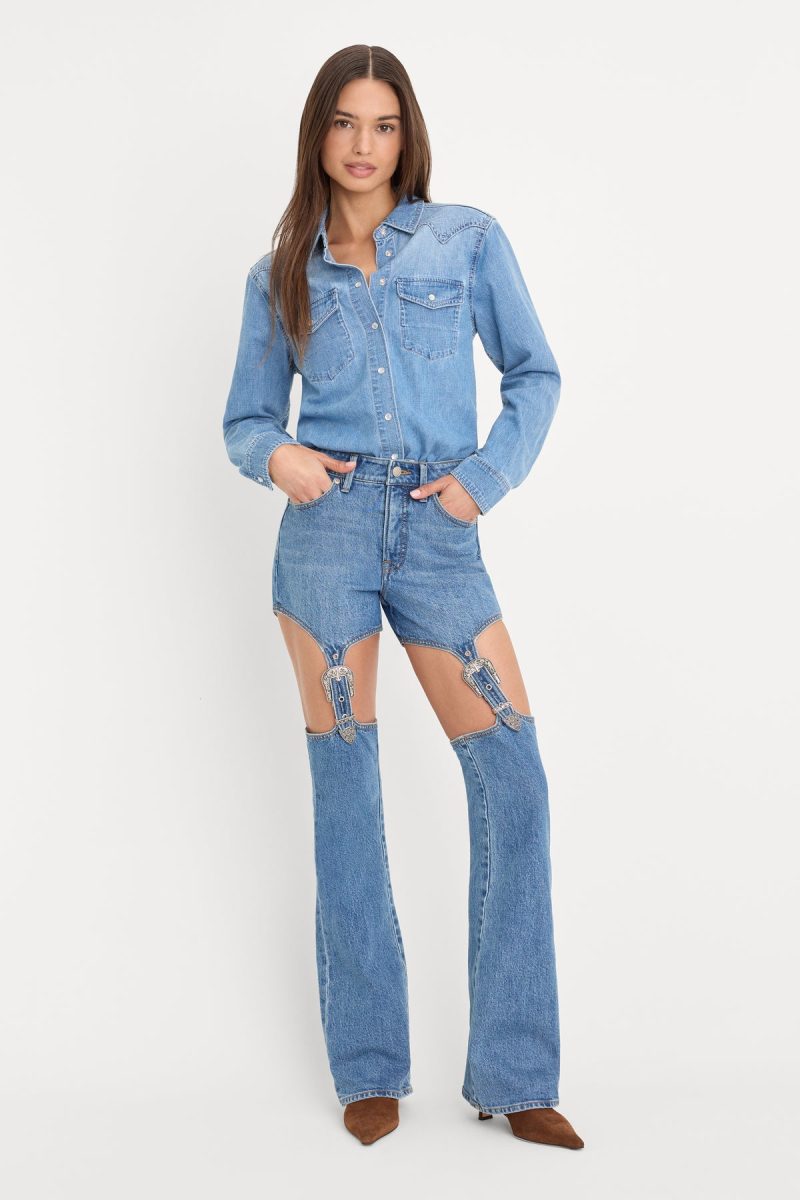 DOLLY JOLEANS BOOTCUT HIGH RISE JEANS