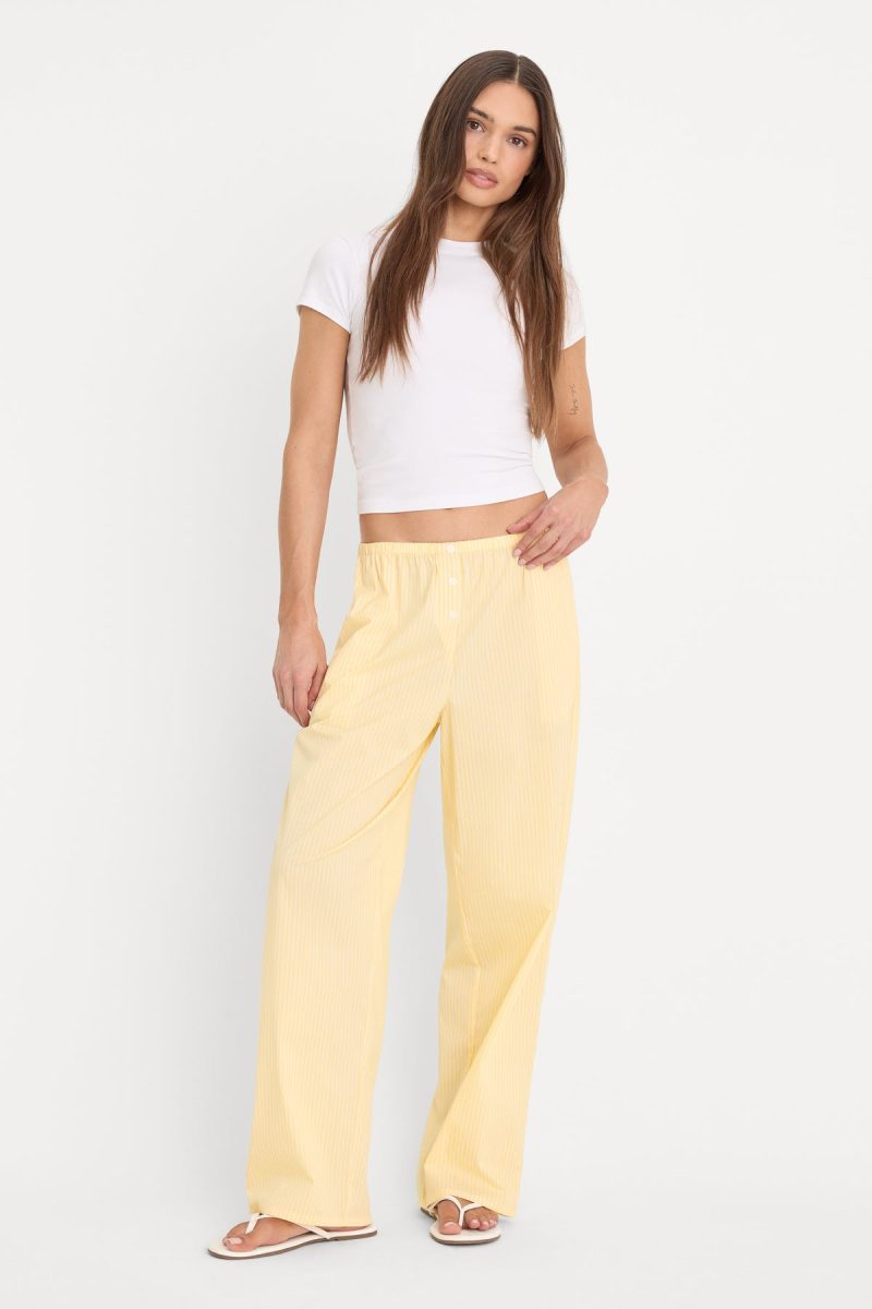 POPLIN PULL ON PANTS