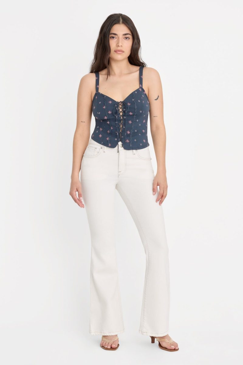 DOLLY JOLEANS PETITE FLARE JEANS