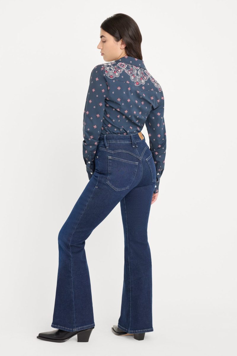 DOLLY JOLEANS PETITE FLARE JEANS