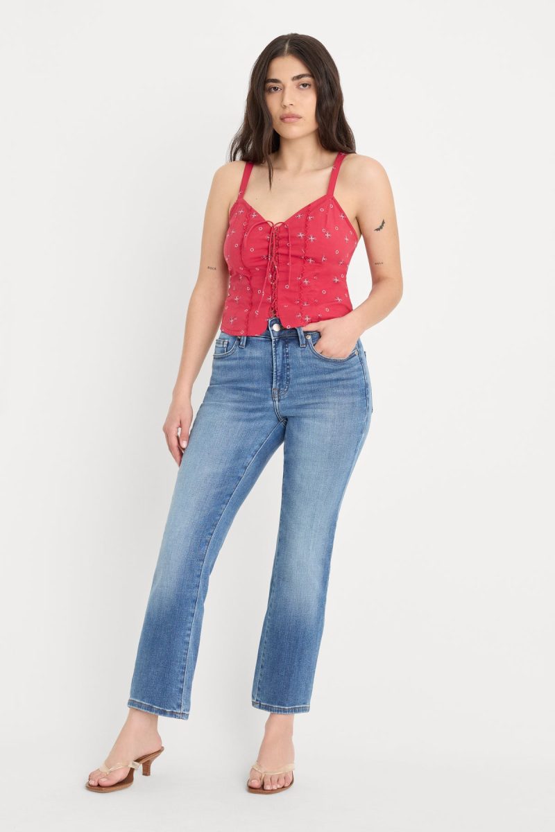 DOLLY JOLEANS PETITE STRAIGHT JEANS