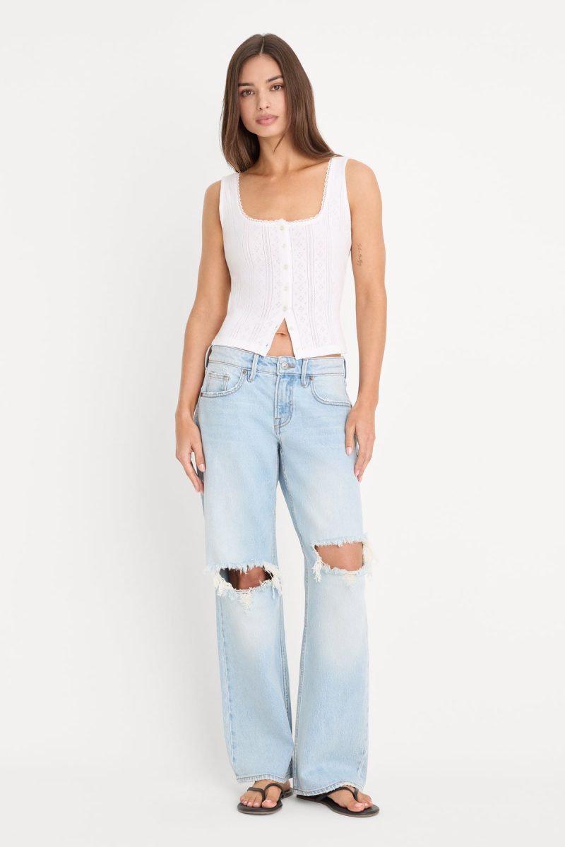 VINTAGE LOW LOOSE JEANS
