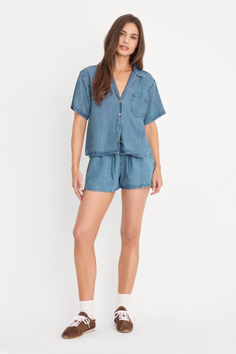 THE DENIM PULL ON SHORT