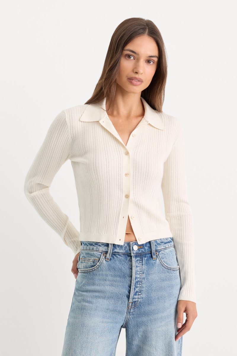 THE LADDER RIB CARDIGAN