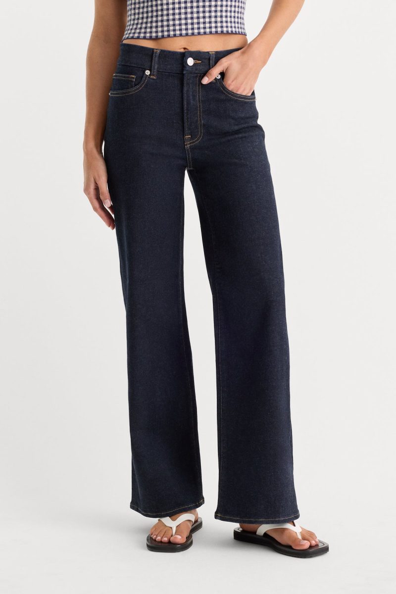 ALWAYS FITS PETITE SLIM PALAZZO JEANS
