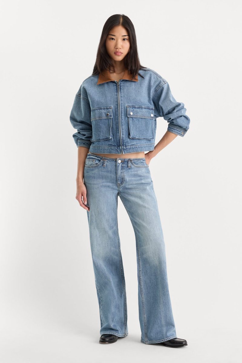 GHOST WAIST LOW LOOSE JEANS