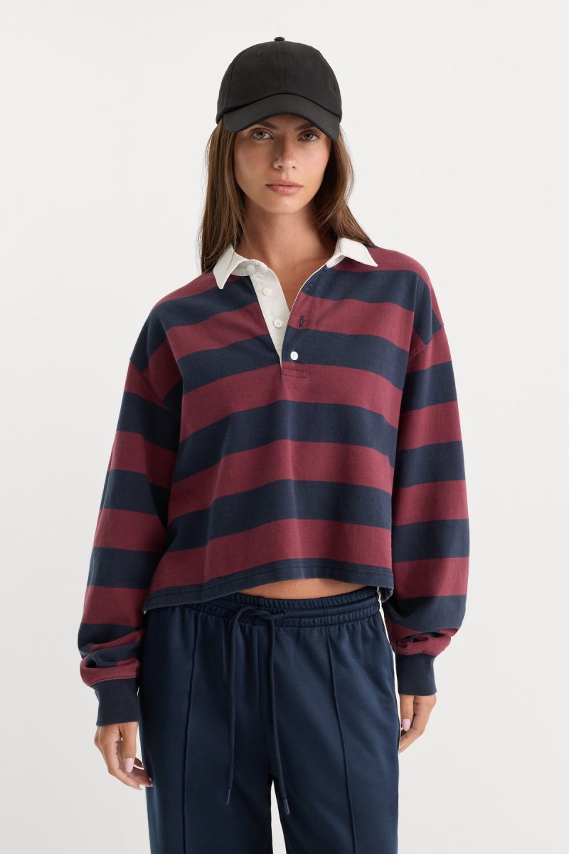 THE CROPPED RUGBY POLO
