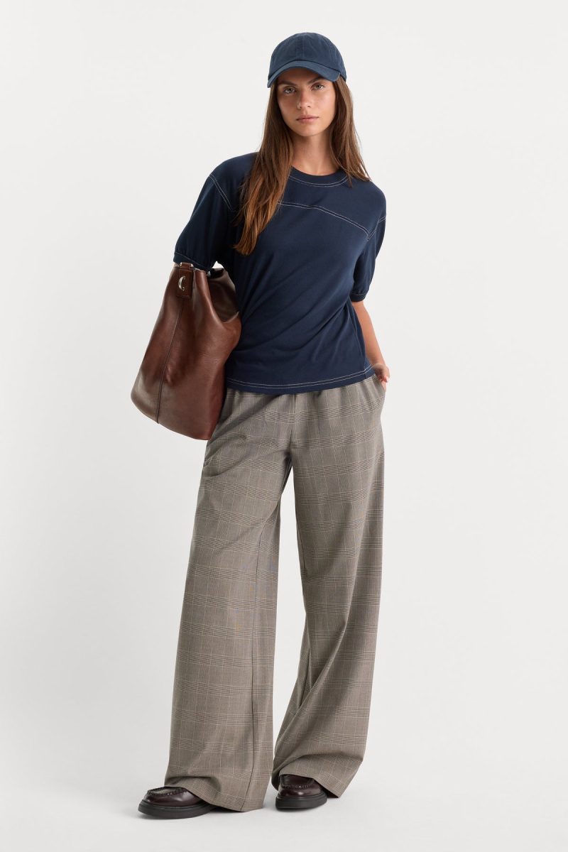 THE PLAID PULL ON TROUSER