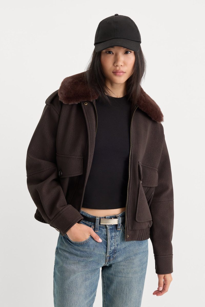 THE BETTER THAN LEATHER BOMBER JACKET