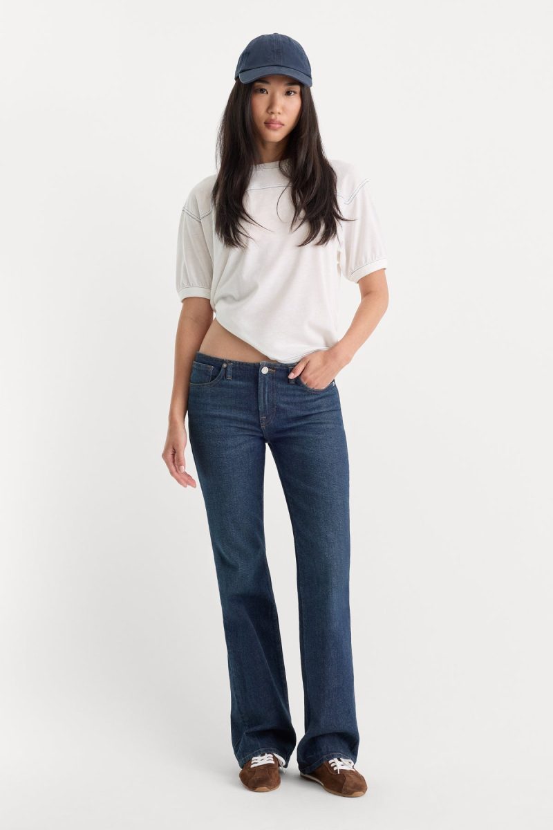 GHOST WAIST LOW RISE BOOTCUT JEANS