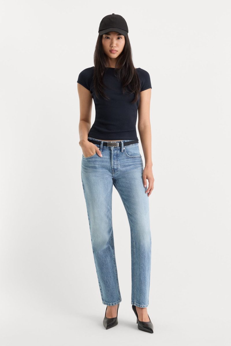 VINTAGE STRAIGHT ANKLE JEANS