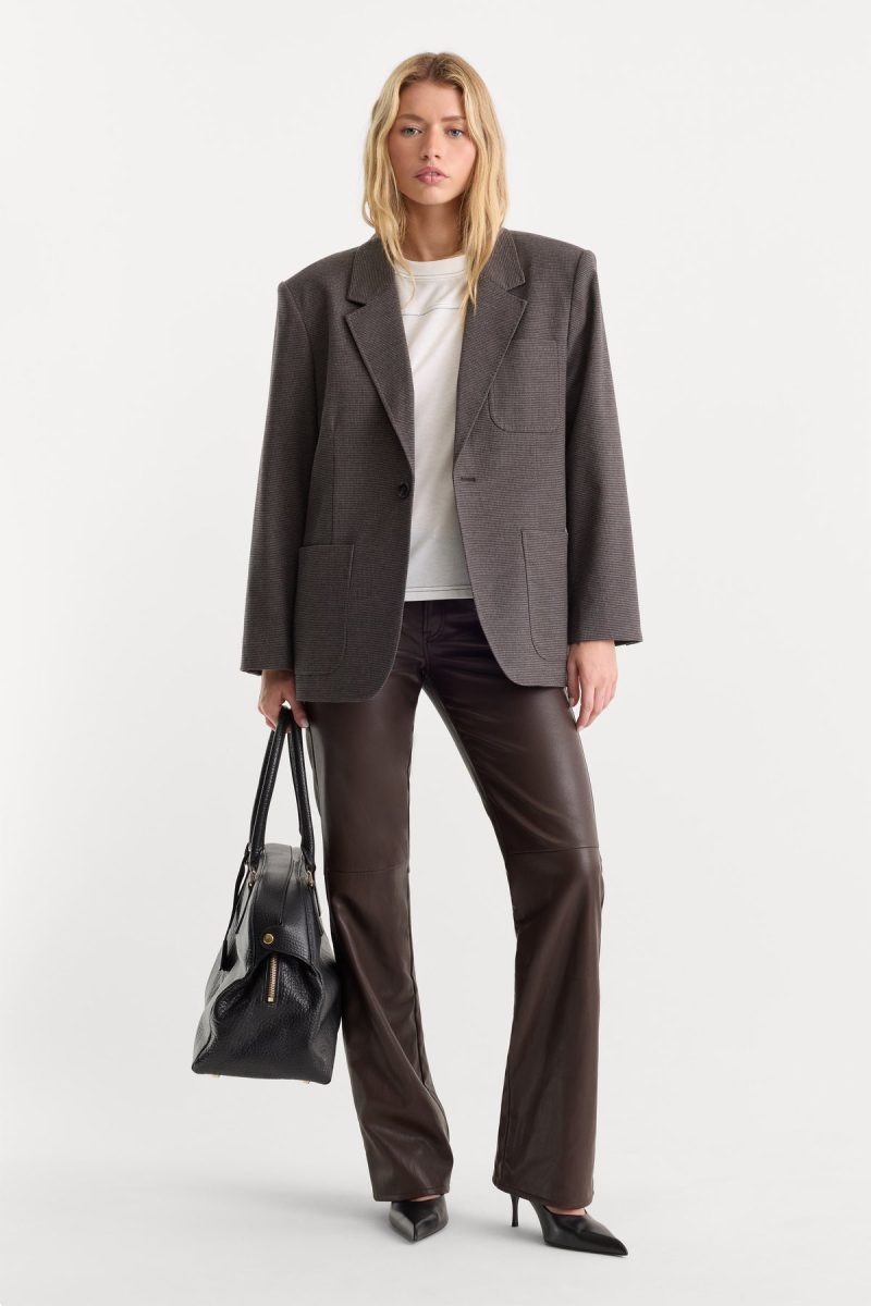 BETTER THAN LEATHER LOW RISE BOOTCUT PANT