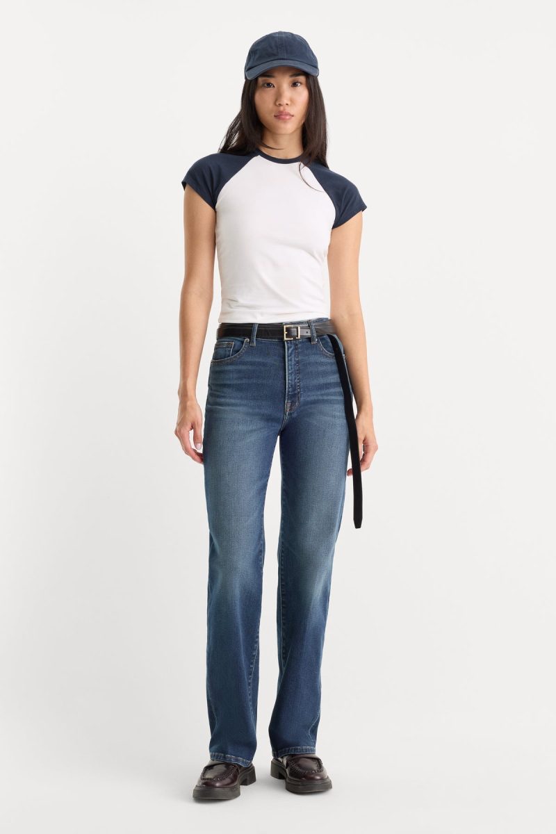 GOOD TRUE STRAIGHT JEANS