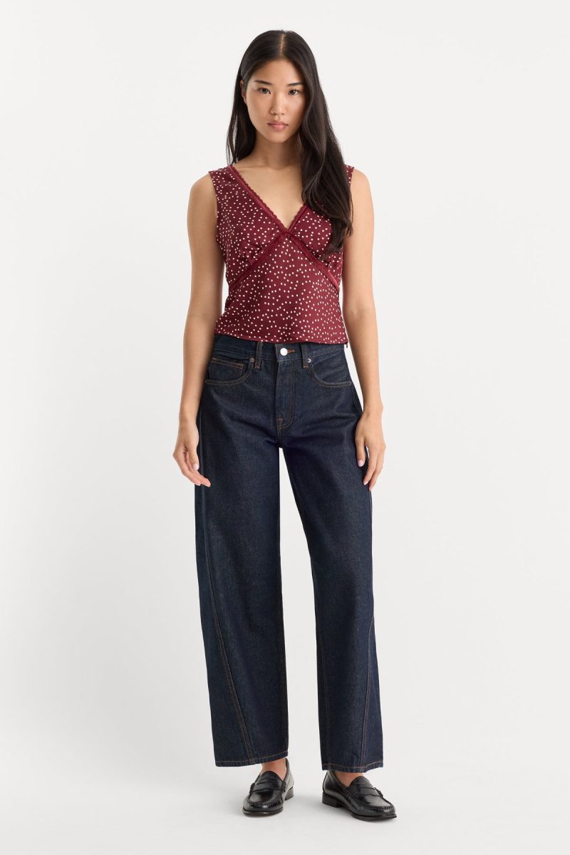 VINTAGE BARREL ANKLE JEANS