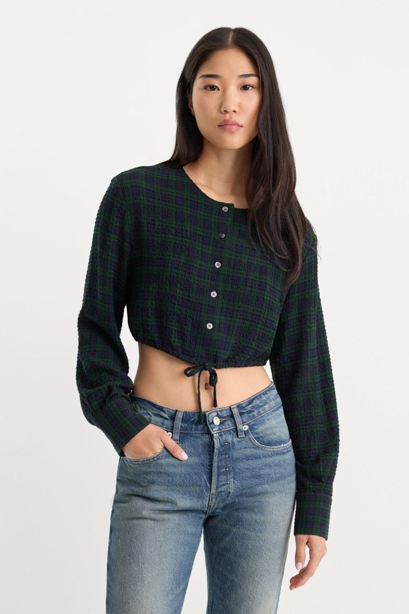 THE CRINKLE CINCHED SHIRT