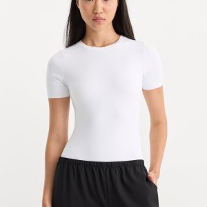 THE SCULPTING MODERN BODYSUIT | WHITE