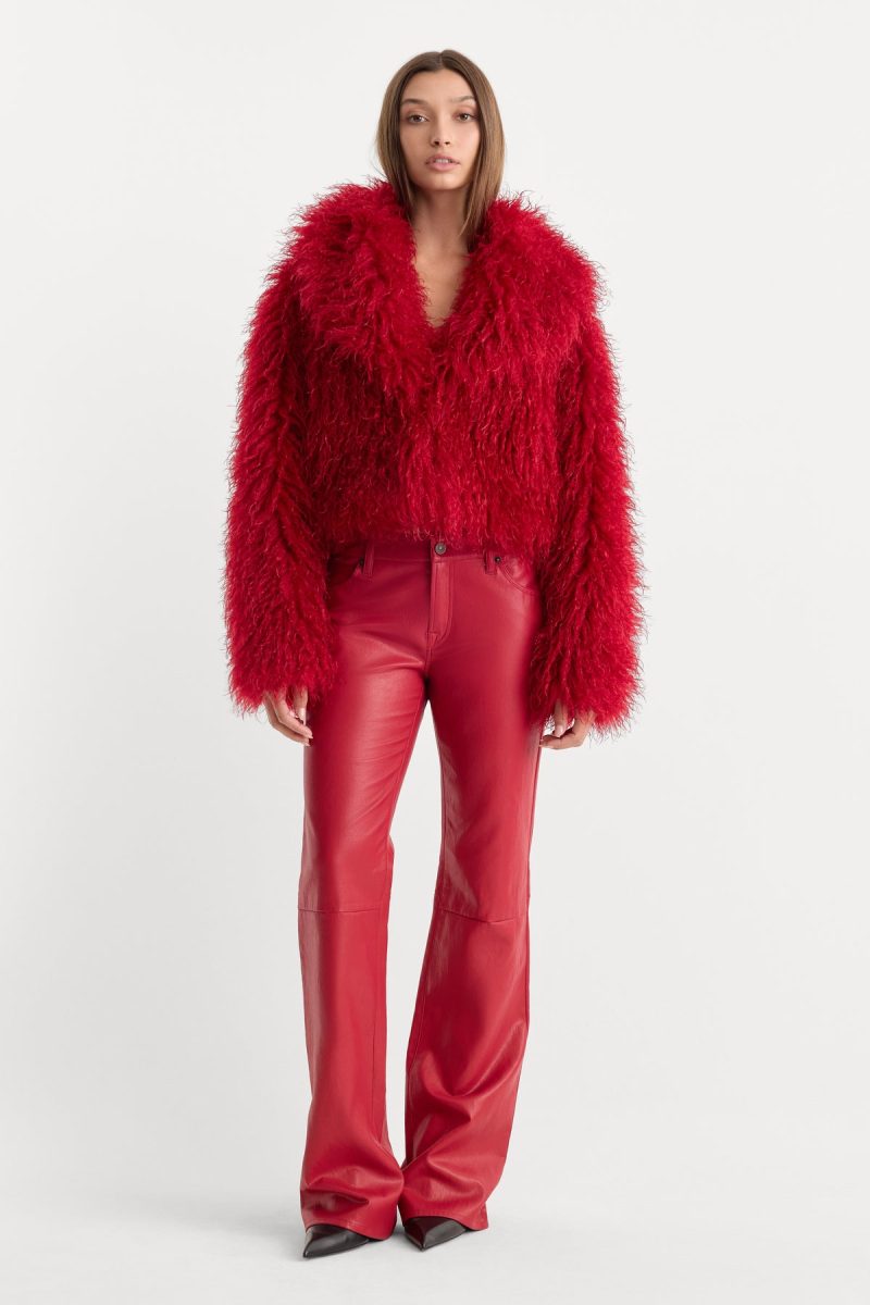 BETTER THAN LEATHER VINTAGE LOW RISE BOOTCUT PANT