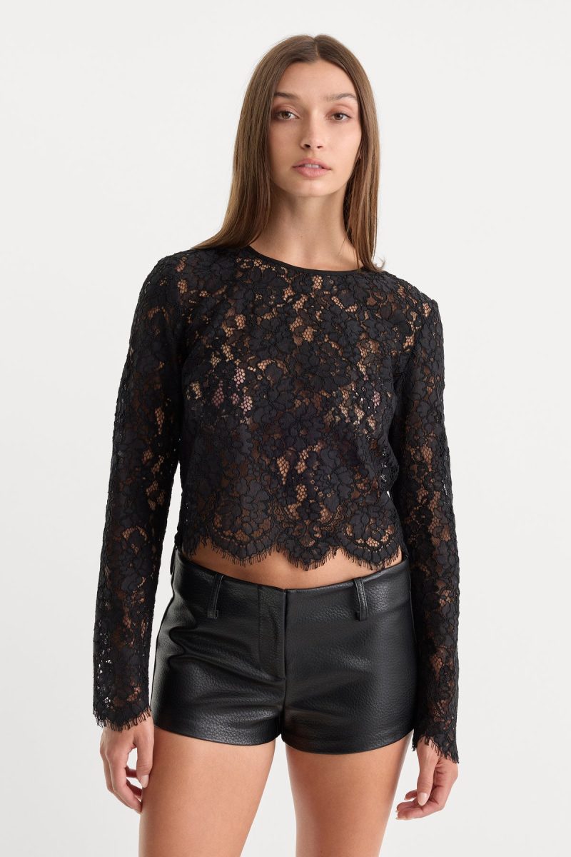 THE SCALLOPED LACE TOP
