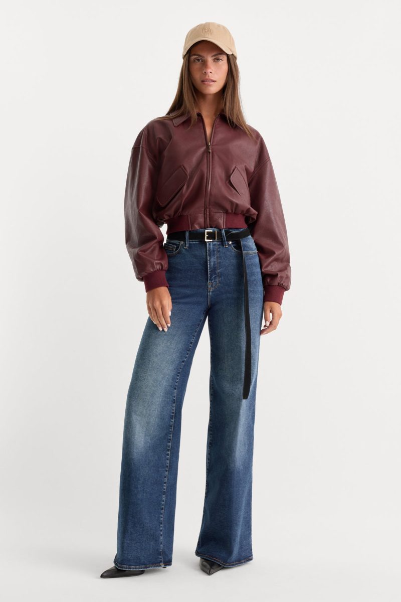 GOOD WAIST PALAZZO JEANS