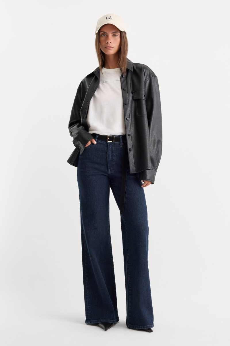 GOOD WAIST PALAZZO JEANS