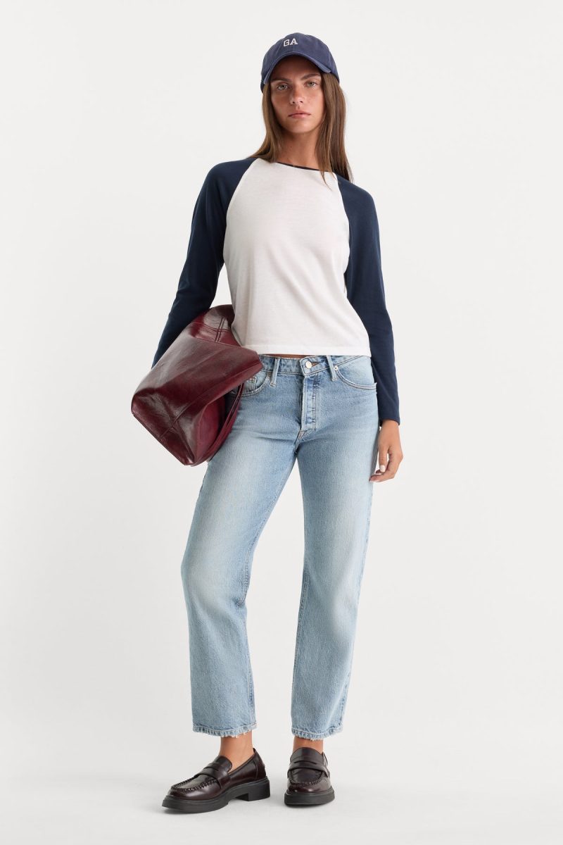 VINTAGE STRAIGHT ANKLE JEANS