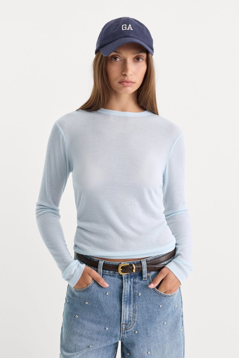 THE SHEER RIB LONG SLEEVE