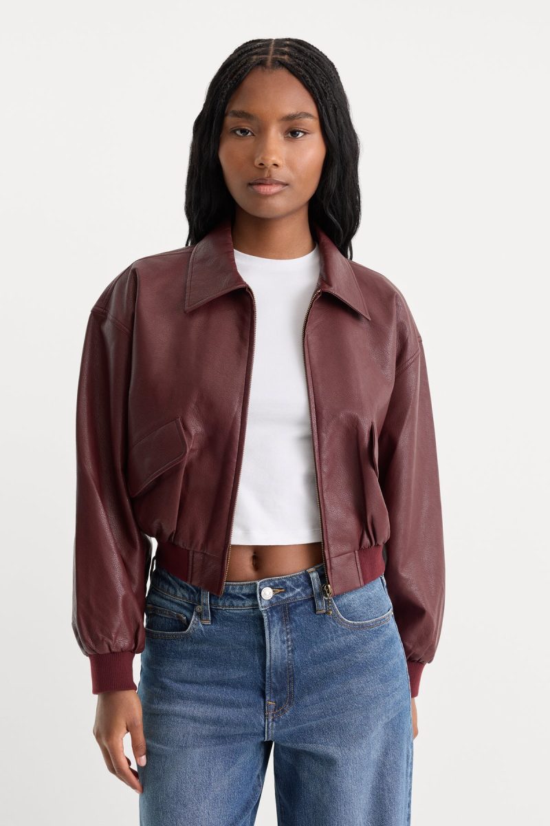 THE BETTER THAN LEATHER BOMBER JACKET