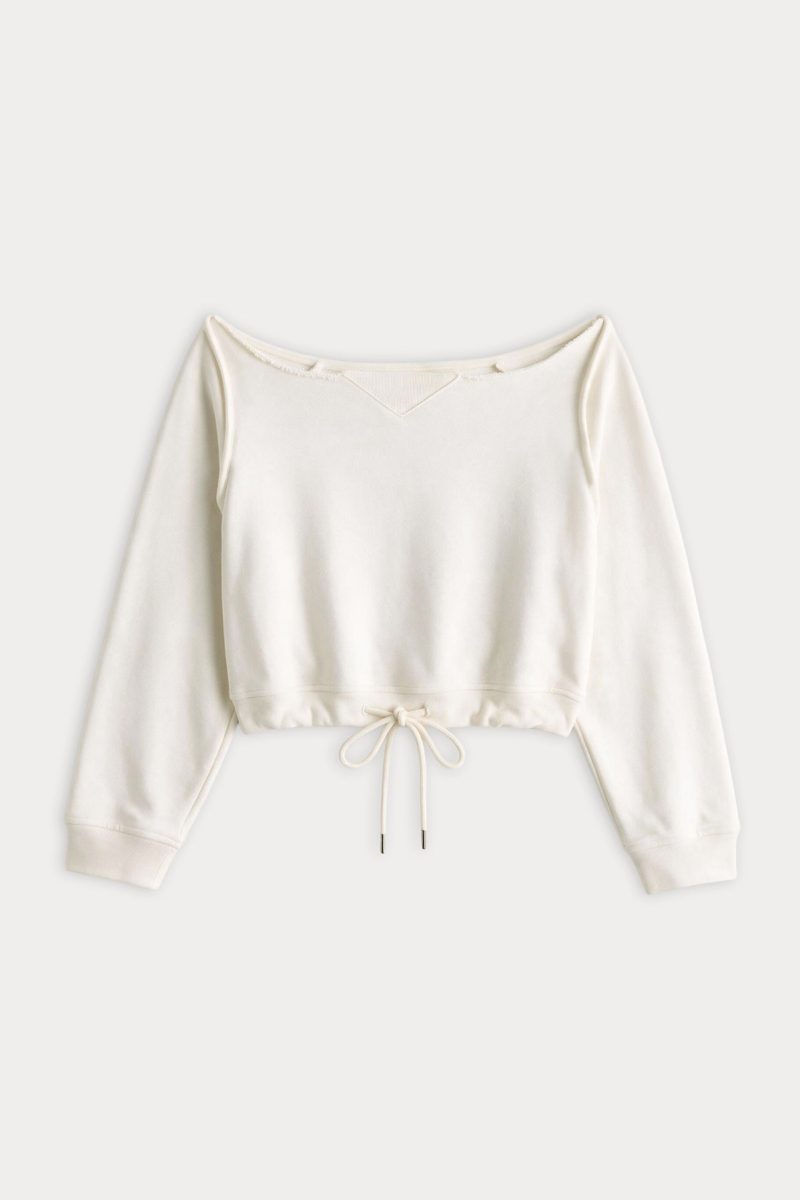 THE FRENCH TERRY TIE SWEATSHIRT