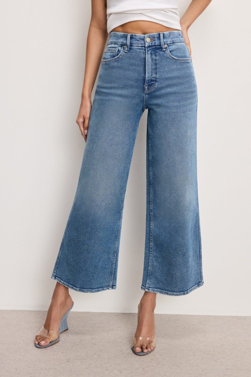GOOD SKATE WIDE CROPPED JEANS