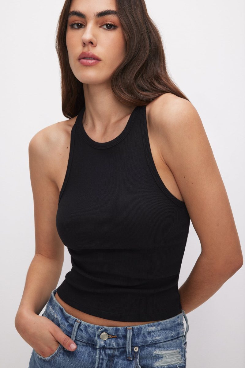 MICRO RIB CREWNECK TANK